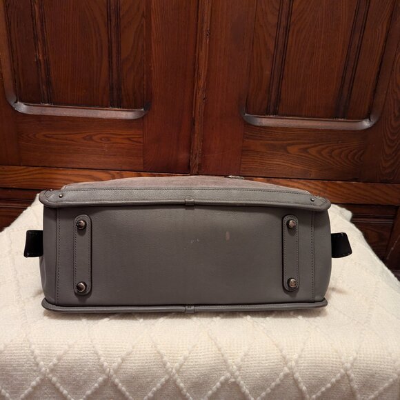 Coach Mixed Leather Dreamer 36 Handbag Gray - Picture 6 of 16